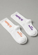 2-Pack Socks Set Basic Logo - White