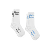 2-Pack Relaxo Socks - White