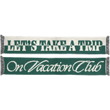 Let's take a trip Scarf - Green/White