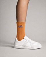 2-Pack Socks Set 80s Logo - Apricot & Light-Blue