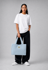 Holiday Service Fleece Bag - Light Blue