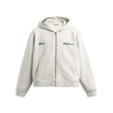 Positive Energy Zipped Hoodie - Heather Grey