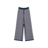 Striped Knit Pants - Multicolor