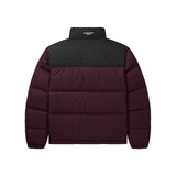 Members Club Puffer Jacket - Burgundy