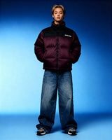Members Club Puffer Jacket - Burgundy