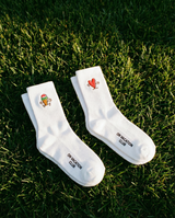 2-Pack Buddies Socks - White