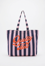 Quality Time Shopping Bag - Striped