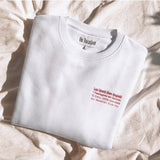 Less Upsetti Sweater - White