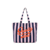 Quality Time Shopping Bag - Striped