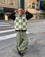 Wanderlust Fleece Vest - Mint