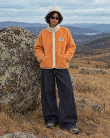 Holiday Service Reversible Jacket - Apricot