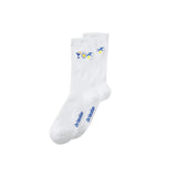 Triple Fun Tennis Socks - White