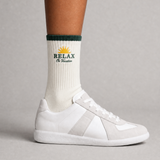 Time2Relax Tennis Socks - White