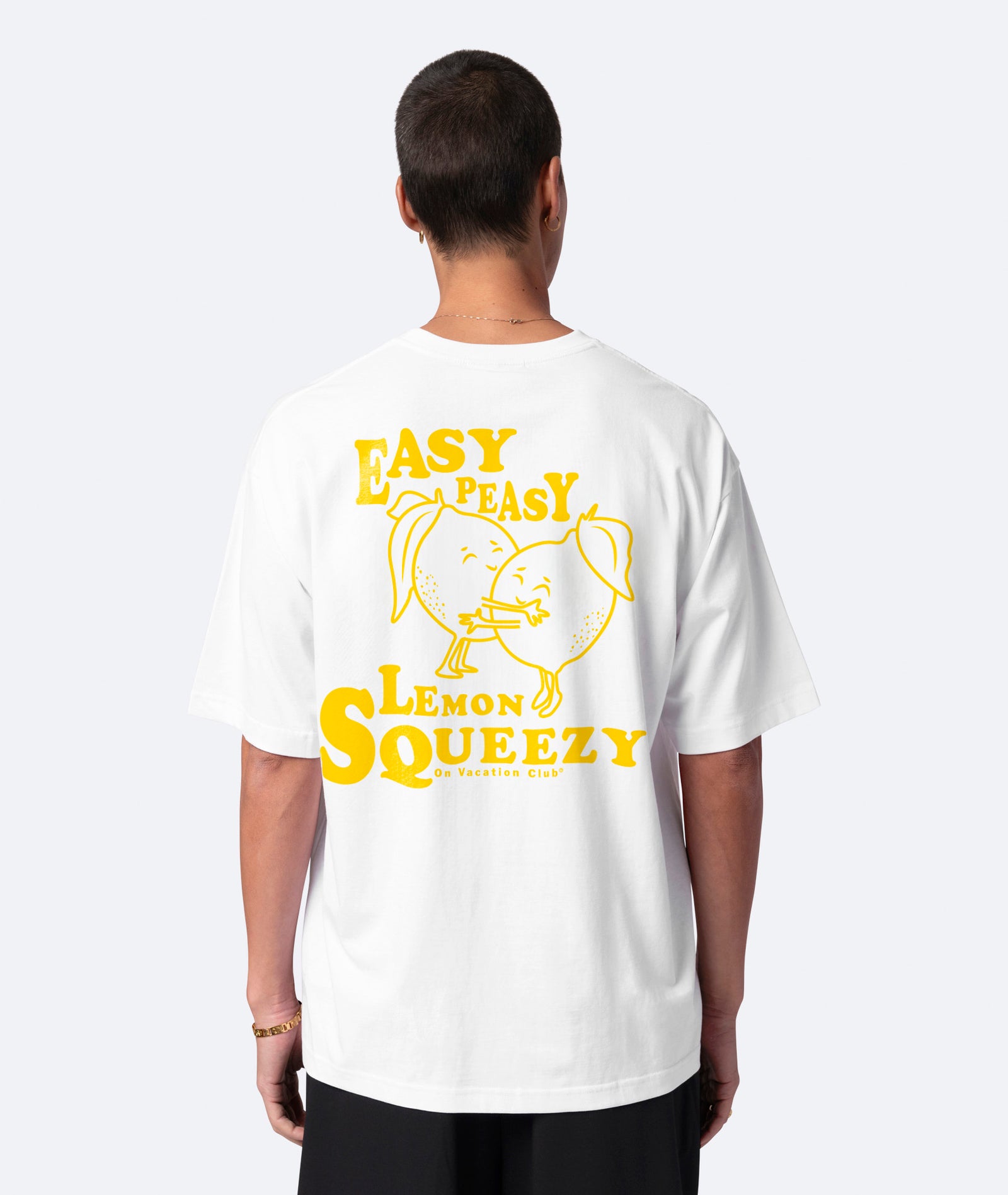 Lemon Squeezy T-Shirt - White – On Vacation