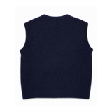 Quality Time Knitted Vest - Dark Blue