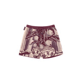 Capri Swim Shorts - Burgundy