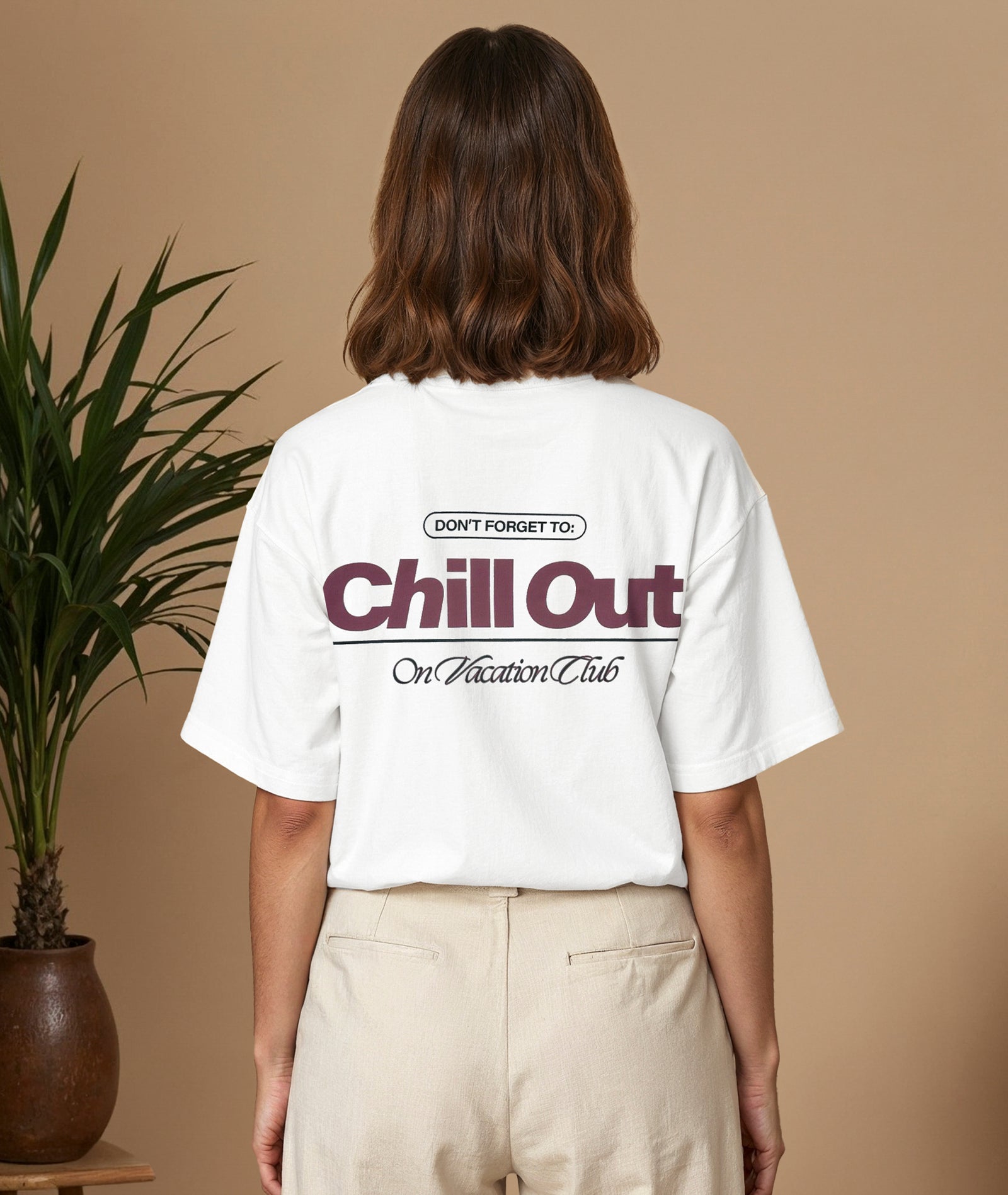 Chill Out T-Shirt - White – On Vacation