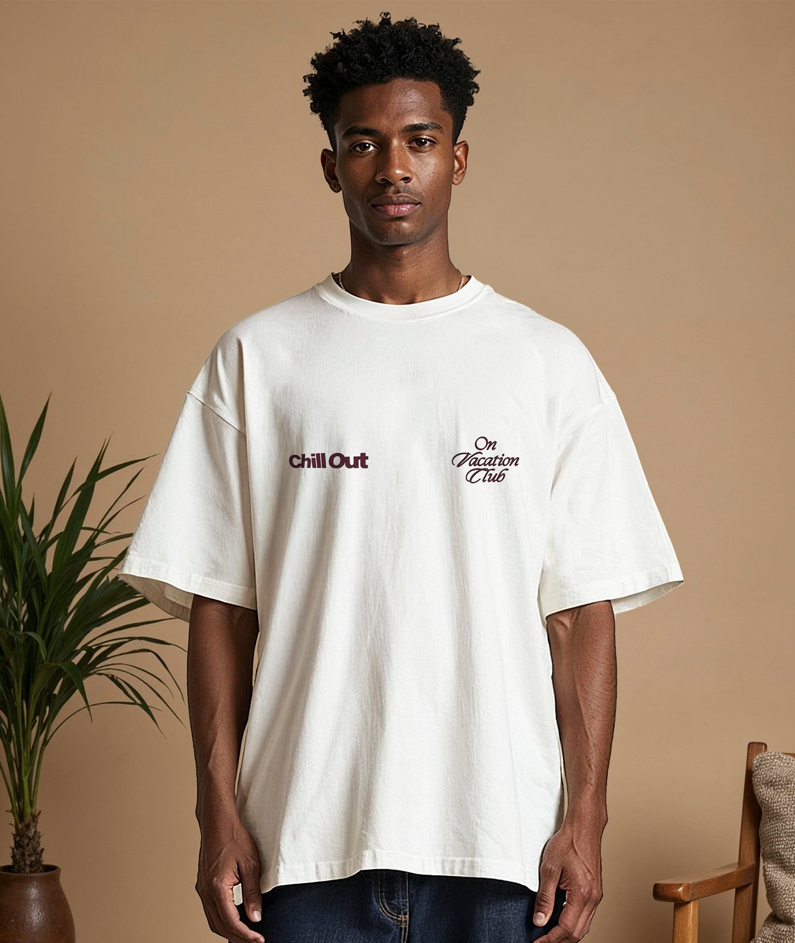 Chill Out T-Shirt - White – On Vacation