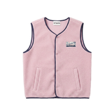 Quality Time Fleece Vest - Pink