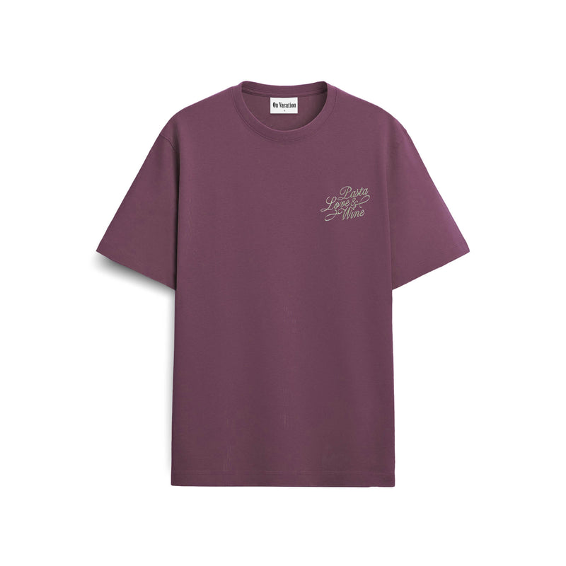 Joys of Life T-Shirt - Burgundy