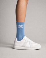 2-Pack Socks Set 80s Logo - Apricot & Light-Blue