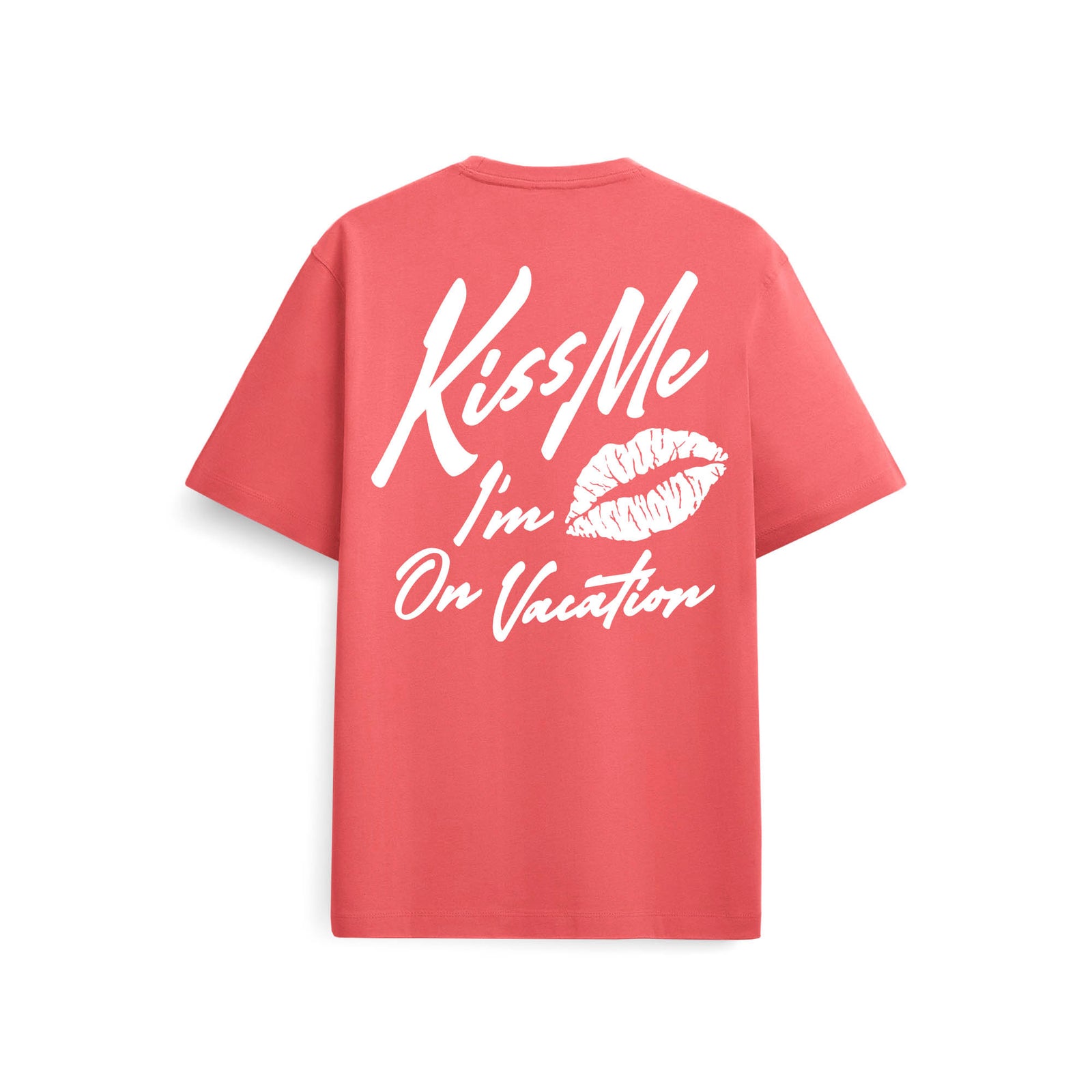 Kiss Me T-Shirt - Coral – On Vacation