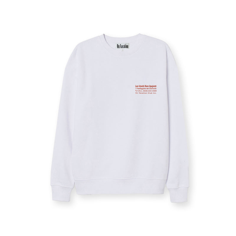 Less Upsetti Sweater - White