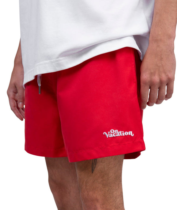 Swim Shorts Monochrome - Red