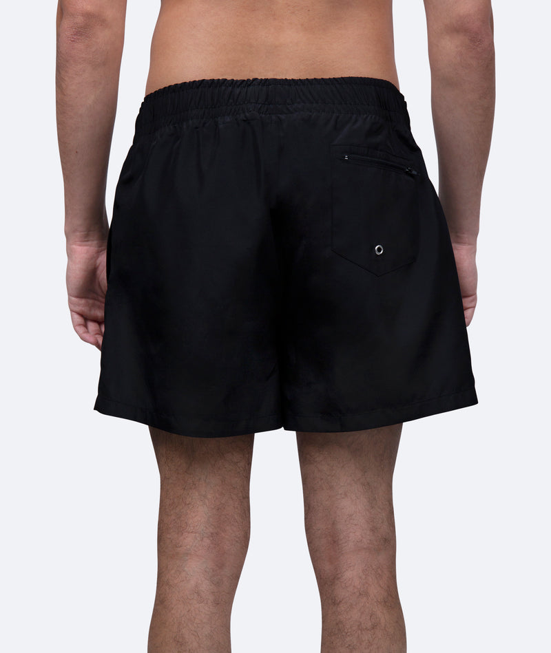 Swim Shorts Monochrome - Black