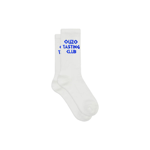 Ouzo Tasting Tennis Socks - White