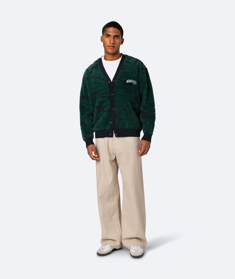 Forest Knit Cardigan - Green