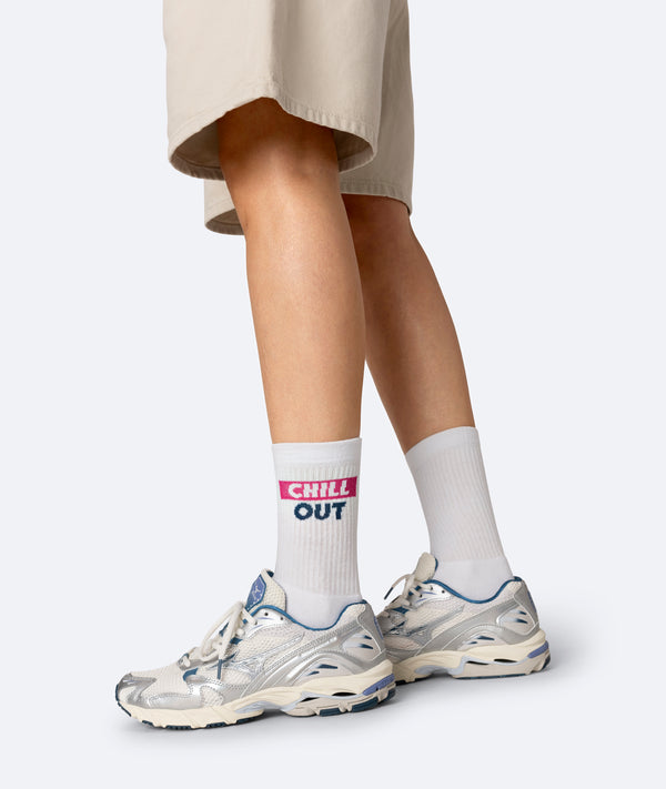 Chill Out Tennis Socks - White