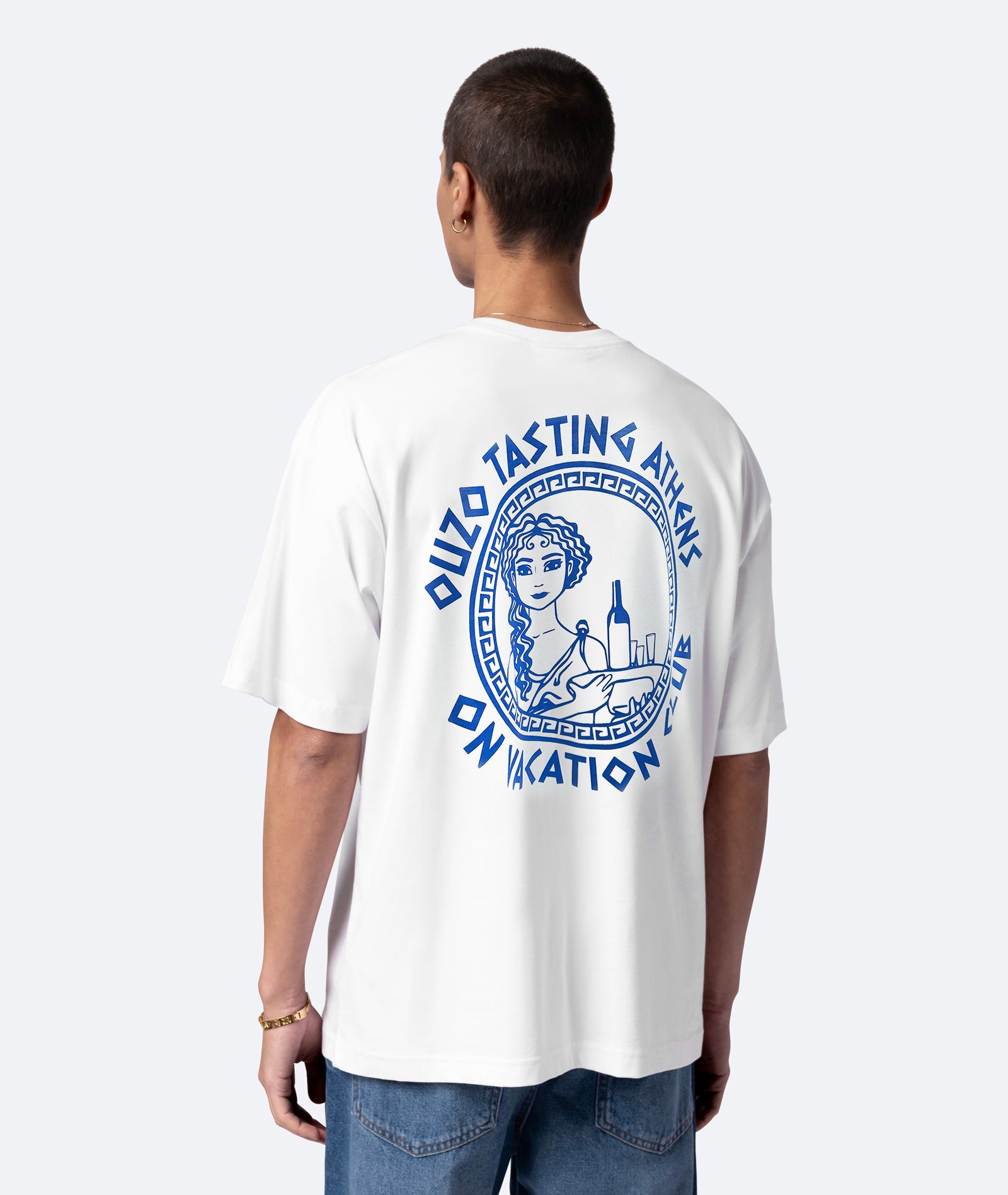 Ouzo Tasting T-Shirt - White – On Vacation