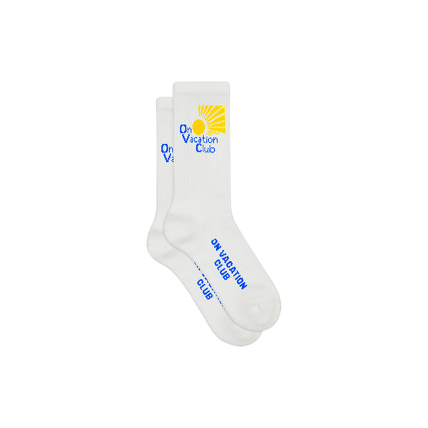 Sun Resort Tennis Socks - White