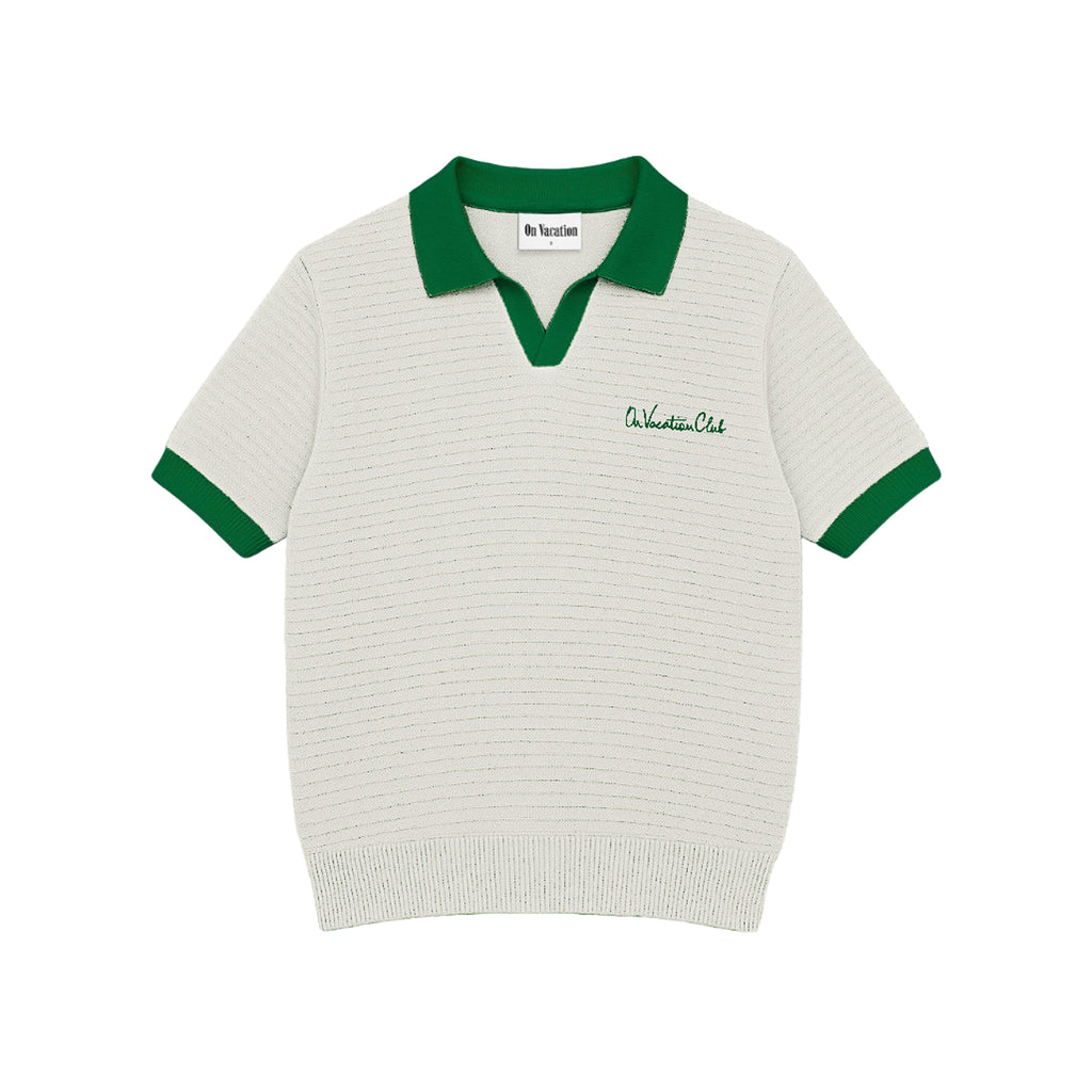 Sorrento Knit Polo - Beige – On Vacation