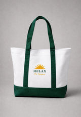Time2Relax Shopping Bag - Dark Green
