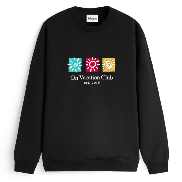 Triple Sun Sweater - Black