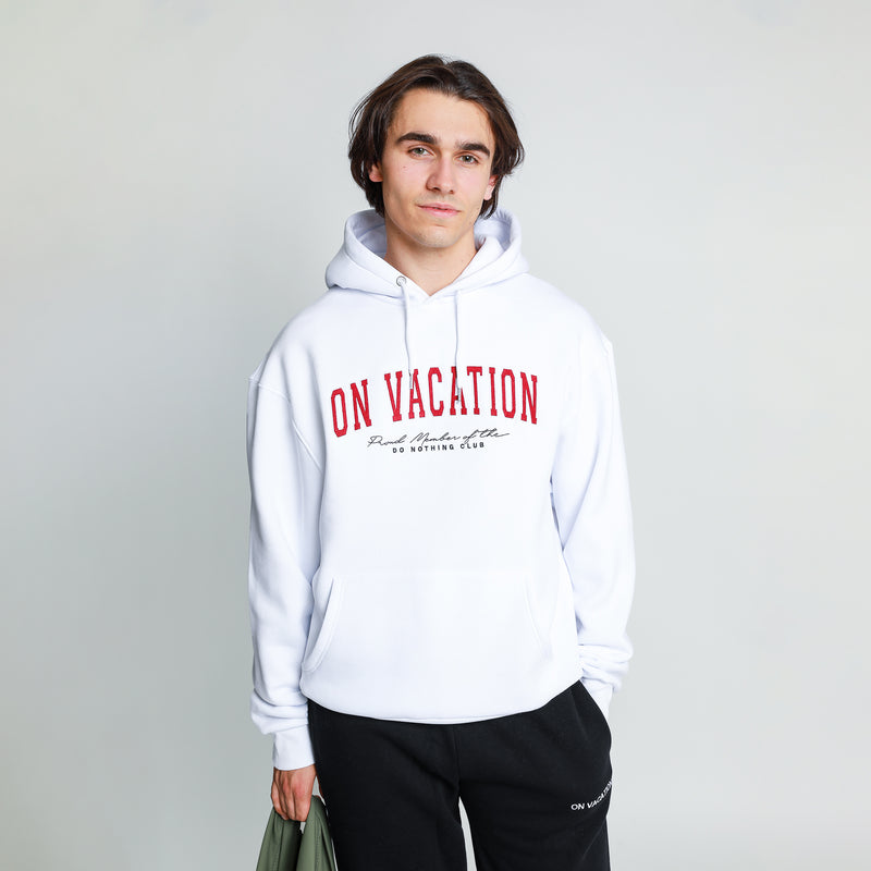 College Hoodie - White