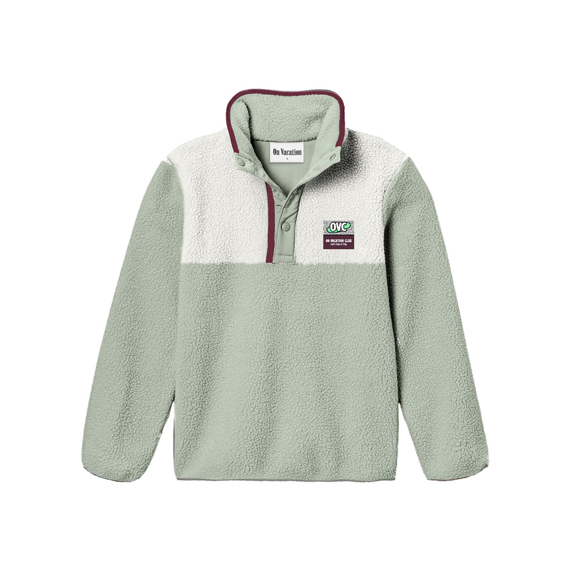 Wanderlust Fleece Sweater - Mint