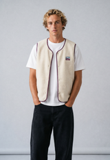 Wanderlust Fleece Vest - Beige