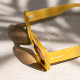 Chunky Retro Sunglasses - Honey