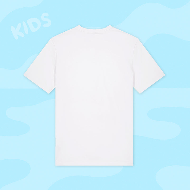Kids Do Nothing Club T-Shirt White – On Vacation - Main Image