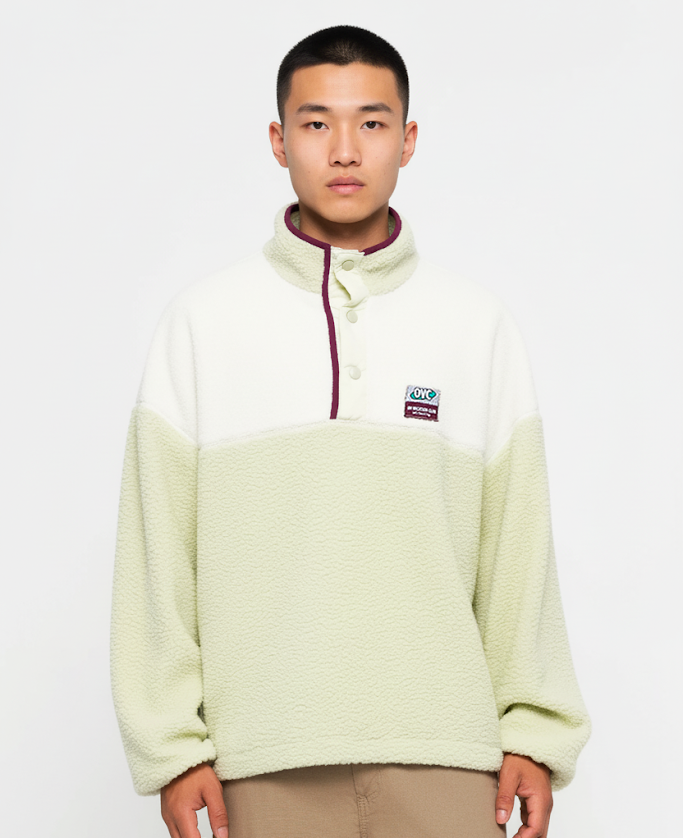 Wanderlust Fleece Sweater - Mint