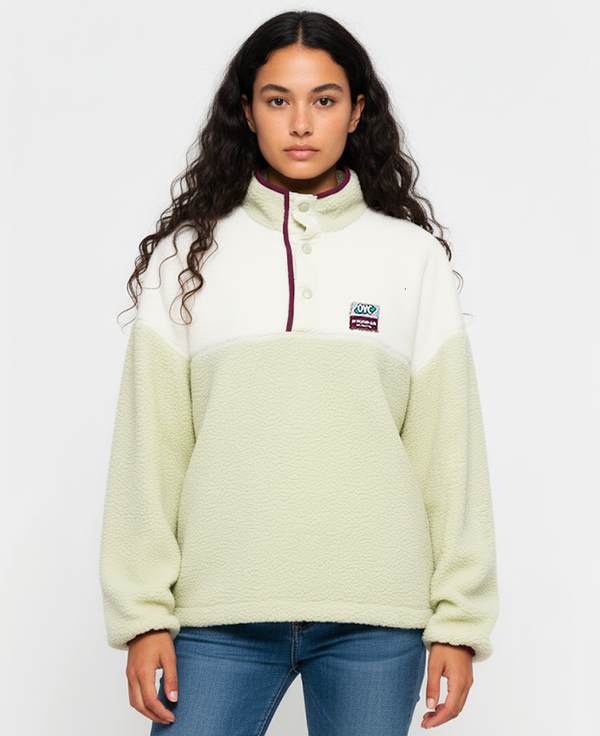 Wanderlust Fleece Sweater - Mint