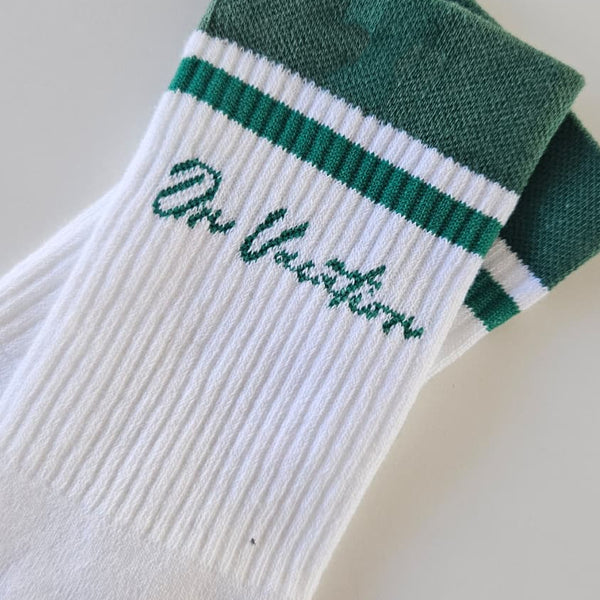 2-Pack Jetset Tennis Socks - Red & Green