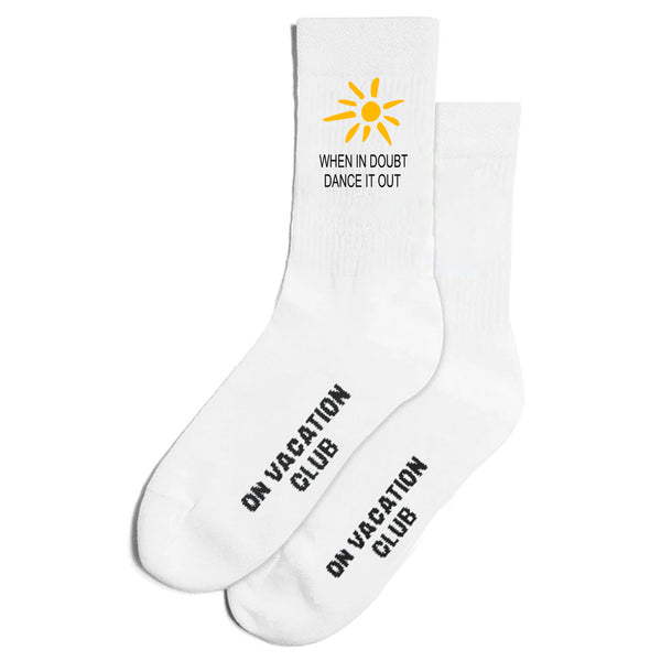 Chris Luno Dance it Out Socks - White