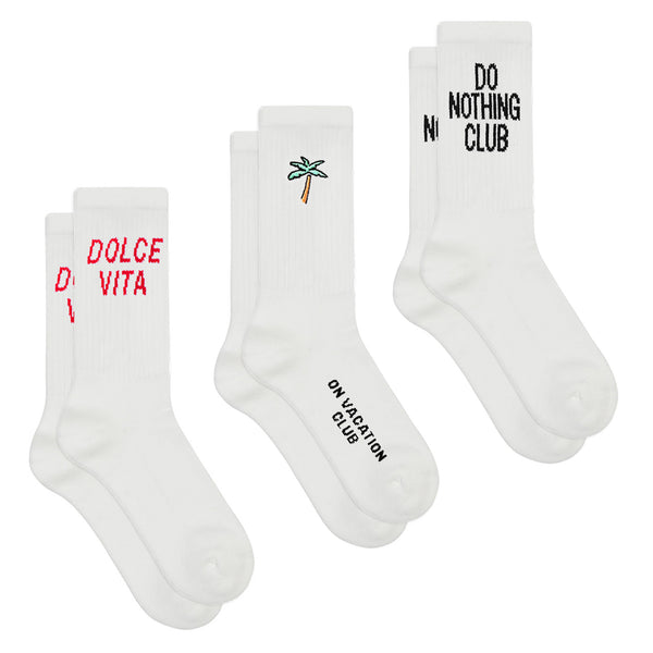3-Pack Tennis Socks Set