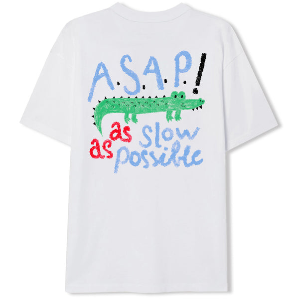 ASAP As slow as Possible T-Shirt - White