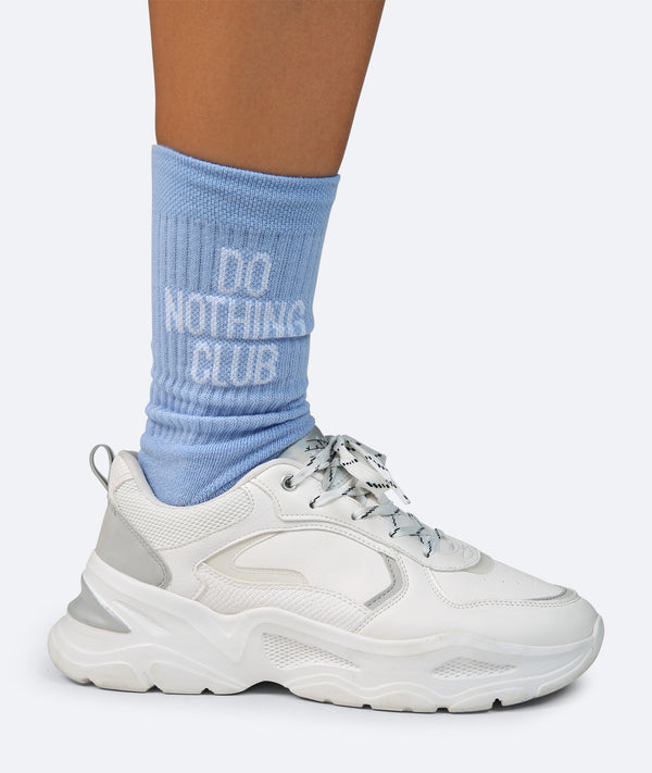 Do Nothing Club Tennis Socks - Ice