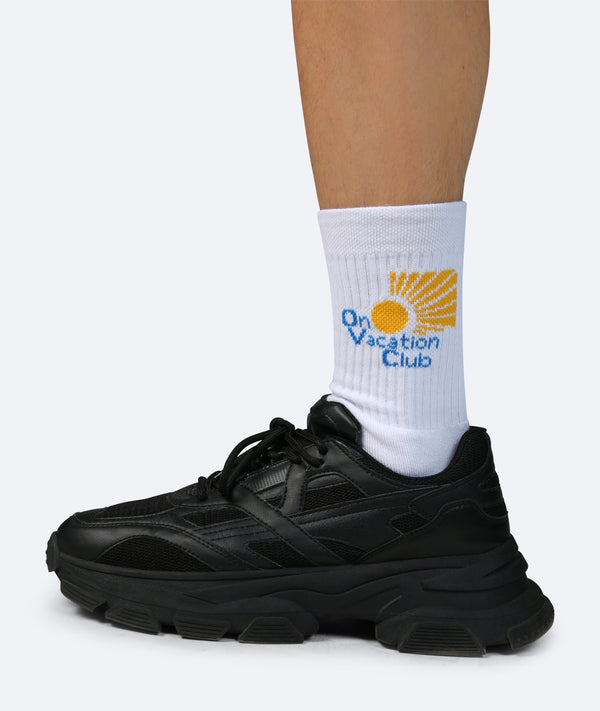 Sun Resort Tennis Socks - White